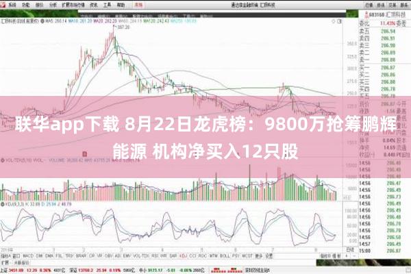 联华app下载 8月22日龙虎榜：9800万抢筹鹏辉能源 机构净买入12只股