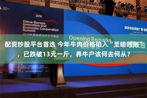 配资炒股平台首选 今年牛肉价格陷入“至暗时刻”，已跌破13元一斤，养牛户该何去何从？
