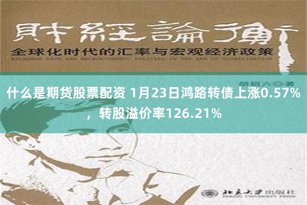 什么是期货股票配资 1月23日鸿路转债上涨0.57%，转股溢价率126.21%